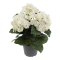 Hortensia Vitgul 3 Stänglar/konstgjord Blomma