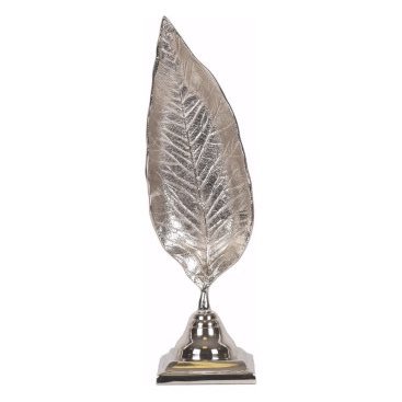 Lövdekoration Silver 34 Cm