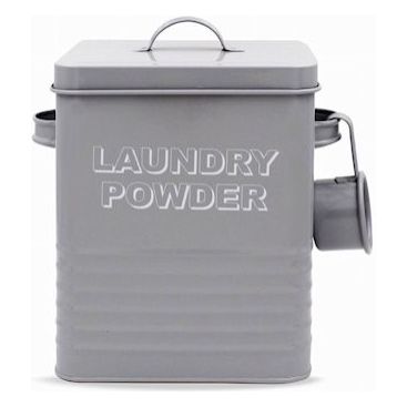 Tvättmedelsburk Laundry Powder Grå