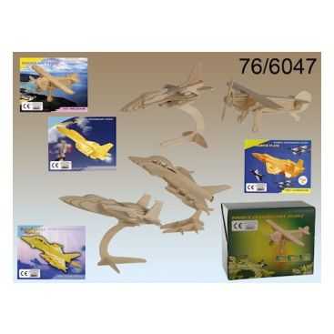 3d Träpussel Flygplan Leksak