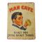Man Cave Retro Skylt Mellan