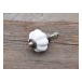 Knopp Handtag Vit