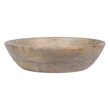 Skål Träskål 30 Cm - Antik Trä