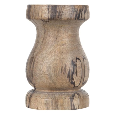 Ljusstake Träljusstake Blockljusstakeantik Trä 14,5 Cm