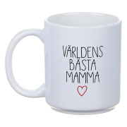 Kaffekopp Mugg - Världens Bästa Mamma