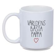 Kaffekopp Mugg - Världens Bästa Pappa