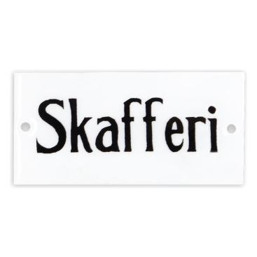 Skylt Skafferi