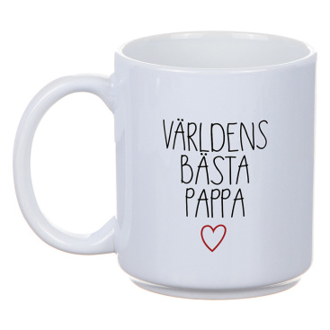 Kaffekopp Mugg - Världens Bästa Pappa