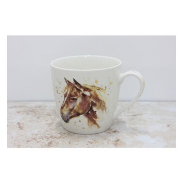 Kaffekopp Mugg Häst