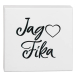Tavla Vit Trä Fika
