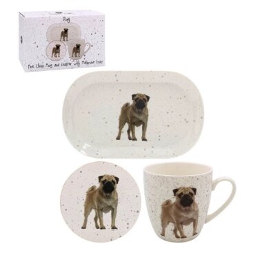 Kaffekopp/mugg Set - Mops