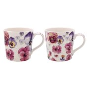 Kaffekopp/mugg - Pensee Blommor