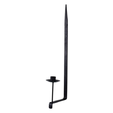 Väggljusstake Ljushållare Svart
