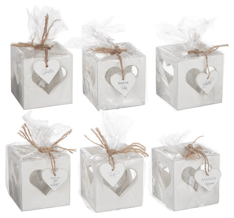 Ljuslykta present 8 cm Bästa vän