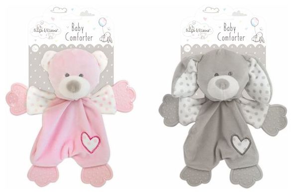 Snutte Snuttefilt - Rosa/Grå Rosa