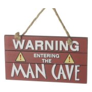 Man Cave Hängande Skylt